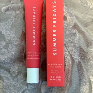 Summer Fridays Lip Butter Balm - Pink Guava Bright Coral